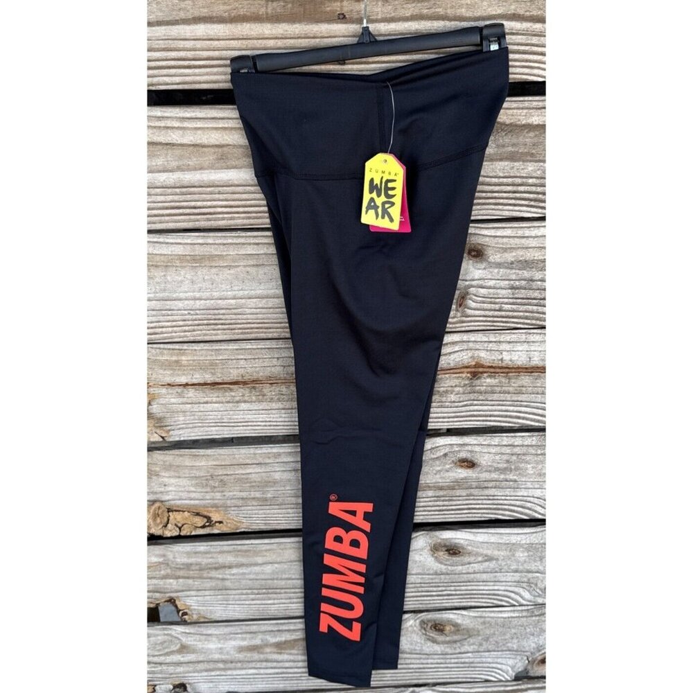 Zumba Classic High Waisted Ankle Leggings - Bold Black Z1B000223 XS - XSpicy